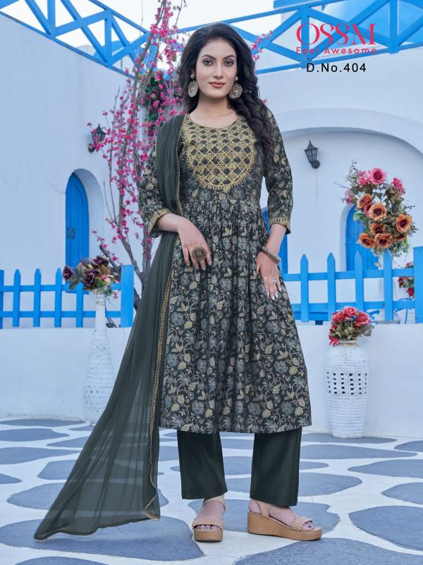 Ossm Mannat Vol 4 Styles Chanderi Designer Exclusive Readymade Collection